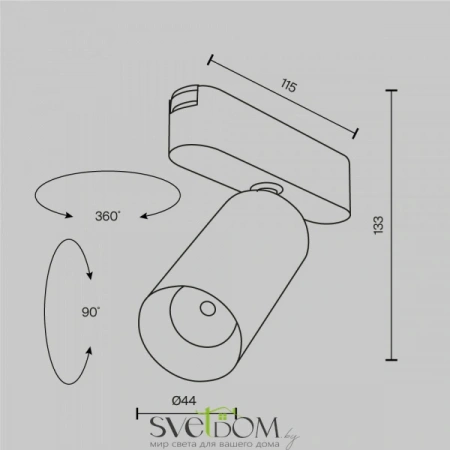 TR103-1-12W4K-M-W Maytoni