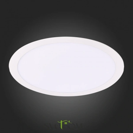 ST209.548.24 Св-к встр. Белый LED 1*24W 4000K 1 848Lm Ra80 110° IP20 D300xH8 90-265V Встраиваемые светильники ST LUCE
