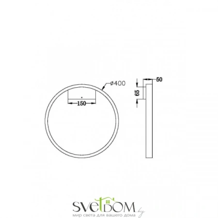 Настенные светильники MOD058WL-L25BS3K Maytoni | Svetdom.by