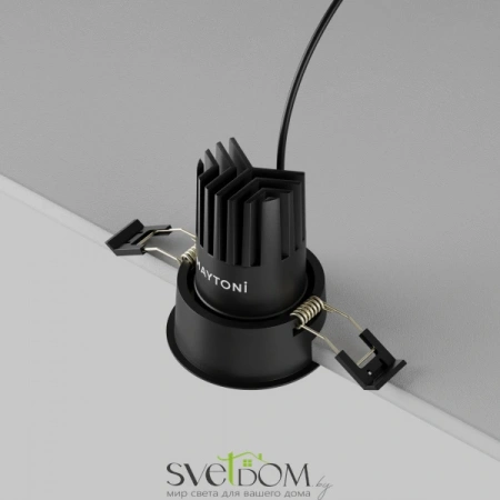 Встраиваемые светильники Maytoni DL115-10W-2.7K-B от Магазина Svetdom.by