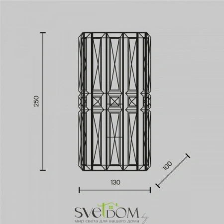 Настенные светильники MOD094WL-01CH Maytoni | Svetdom.by