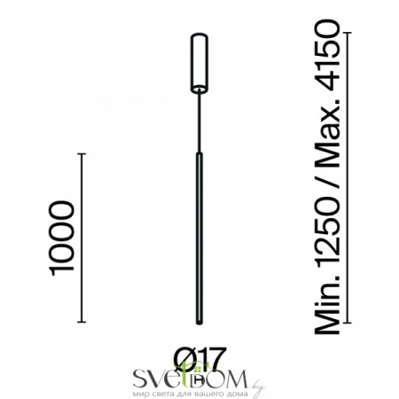 Подвесные светильники Maytoni MOD246PL-L24BSK1 от Магазина Svetdom.by