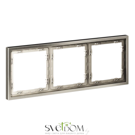 Рамки металлические Voltum S70 METAL Никель VLSM120311 Voltum VLSM120311