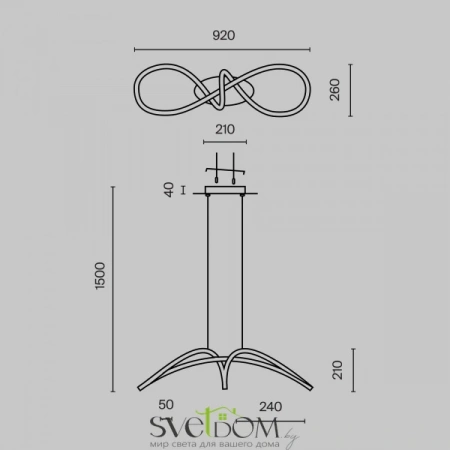 Подвесные светильники Maytoni MOD156PL-L52B4K от Магазина Svetdom.by