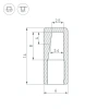 Профиль с экраном ALU-NANO-6-2000 ANOD+SILICONE Arlight 021940 Arlight