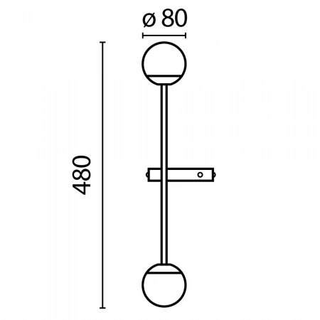 Настенные светильники MOD285WL-L10B3K Maytoni | Svetdom.by
