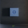 Накладка для розетки с заземлением Voltum S70 Деним VLS000615 Voltum VLS000615