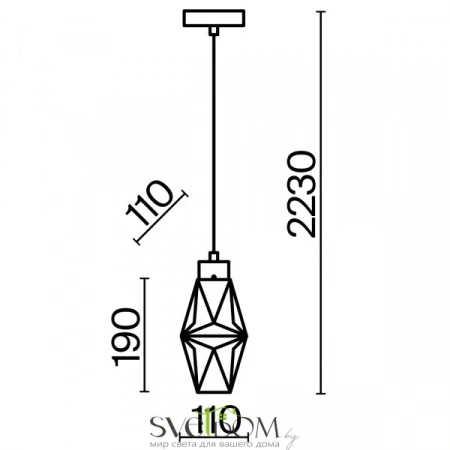 Подвесные светильники Maytoni MOD325PL-01G от Магазина Svetdom.by
