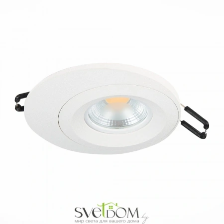 ST216.508.01 Св-к встр. Белый GU10 1*7W IP20 D100xH23 220V Без ламп Встраиваемые светильники ST LUCE