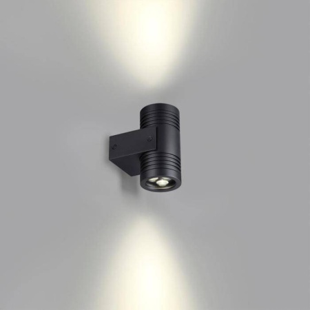 6648/12WL NATURE ODL24 617 черный/металл Фасадный светильник IP67 LED 12W 4000K AC85-265V STIMA Odeon Light