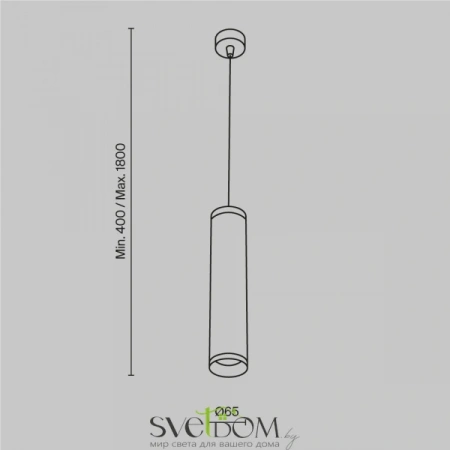 Подвесные светильники Maytoni P038PL-01B от Магазина Svetdom.by