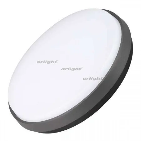 ARLIGHT Светильник LGD-GIRO-R300-30W Day4000 (GR, 110 deg, 230V) (Arlight, IP54 Металл, 3 года)