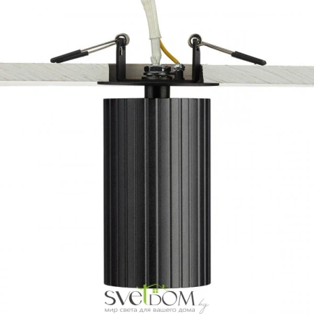 CITILUX CL512D11R AXEL Черный Рифл. Св-к Спот Встраиваемый CITILUX