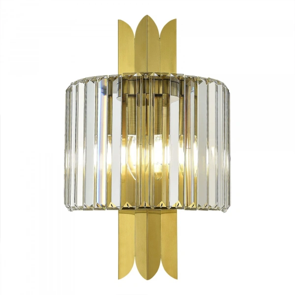 SL1635.301.02 Бра ST-Luce Латунь/Прозрачный E14 2*40W NARI