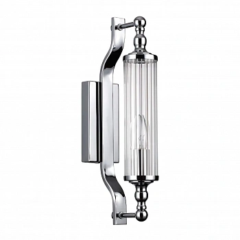 4942/1W DROPS ODL22 603 хром/прозрачный/стекло Настенный светильник с выкл. E14 1*40W IP44 TOLERO