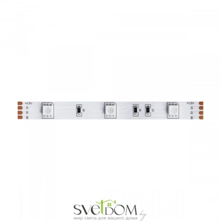 Светодиодная лента 12В 5050 7,2Вт/м  RGB 5м IP20 10126