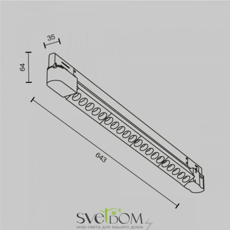 TR195-3-20W4K-M-B Maytoni