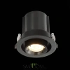 ST702.338.12 Св-к встр. Черный LED 1*12W 3000K 900Lm Ra80 24° IP20 D90xH92 180-240V Встраиваемые светильники ST LUCE