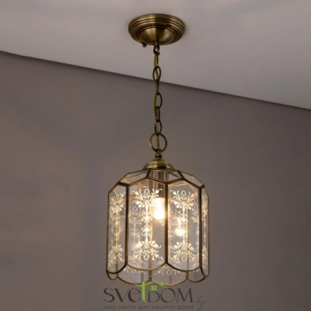 Citilux Витра-2 CL442210 Подвесной светильник витражный Бронза CITILUX