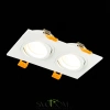 ST251.508.02 Св-к встр. Белый GU10 2*50W  IP20 L170xW92xH27 220V Без ламп Встраиваемые светильники ST LUCE