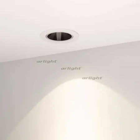 ARLIGHT Светильник MS-FORECAST-BUILT-TURN-R102-12W Day4000 (WH-BK, 32 deg, 230V) (Arlight, IP20 Металл, 5 ле
