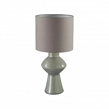 8129/1T MODERNI LN25 000 серый, керамика/текстиль Настольная лампа E27 1*60W 220V SEGI