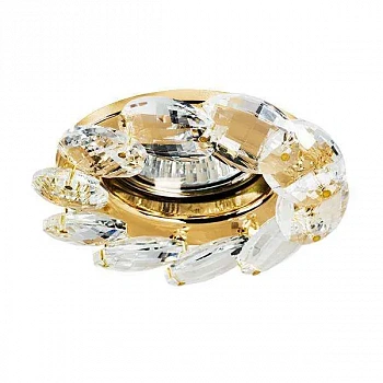 Lightstar 031902 Светильник NOCE MR16/HP16 ЗОЛОТО/ПРОЗРАЧНЫЙ