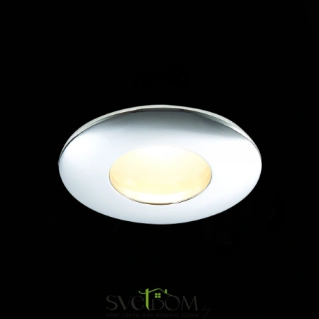 ST213.108.01 Св-к встр. Хром GU10 1*50W  IP44 D84xH50 220V Без ламп Встраиваемые светильники ST LUCE