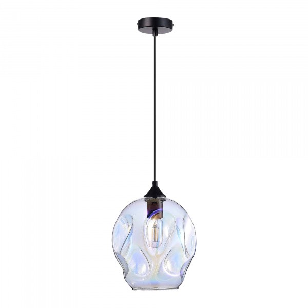 SL1188.413.01 Подвес ST-Luce Черный/Радужный E27 1*60W IDESIA