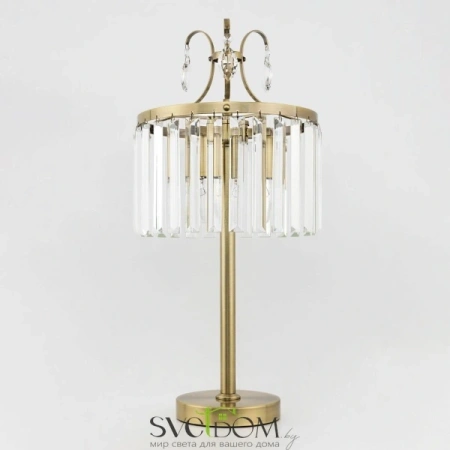 Citilux Инга CL335833 Настольная лампа хрустальная Бронза CITILUX