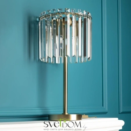 Citilux Джейн CL306833 Хрустальная настольная лампа Бронза CITILUX