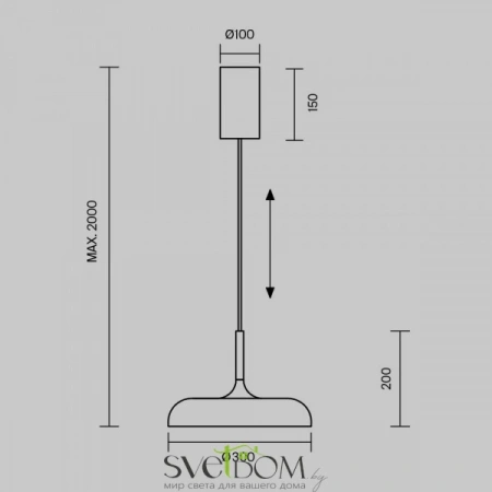 Подвесные светильники Maytoni MOD189PL-L30W3K от Магазина Svetdom.by