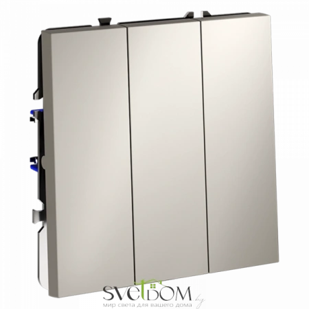 Выключатель трехклавишный Voltum S70 VLS030103  VLS030103 Voltum