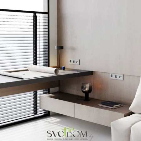 Розетки электрические с заземлением Voltum S70 VLS040105  Voltum