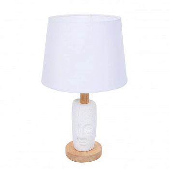 8210/1T MODERNI LN25 000 белый, керамика/текстиль Настольная лампа Е27 1*60W 220V VISIONA