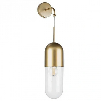 Lightstar 690513 Бра RAMO 1х40W E27 ШАМПАНЬ/ПРОЗРАЧНЫЙ