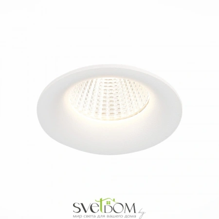 ST703.538.10 Св-к встр. Белый LED 1*10W 3000K 900Lm Ra>90 38° IP20 D85xH75 170-240V Встраиваемые светильники ST LUCE