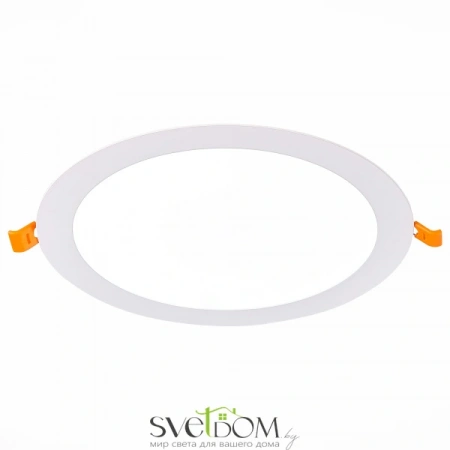ST209.548.18 Св-к встр. Белый LED 1*18W 4000K 1 350Lm Ra80 110° IP20 D225xH8 90-265V Встраиваемые светильники ST LUCE