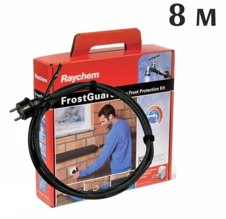 Кабель FrostGuard 8 м. для обогрева труб Raychem RaFG0080