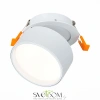 ST651.548.09 Встраиваемый поворотный светильник Белый LED 1*9W 4000K 720Lm Ra>90 120° IP20 D85xH68 1 Встраиваемые светильники ST LUCE