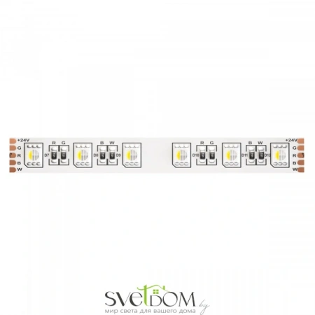 Светодиодная лента 24В 5050 19,2Вт/м RGBW 6000K 5м IP20 10181