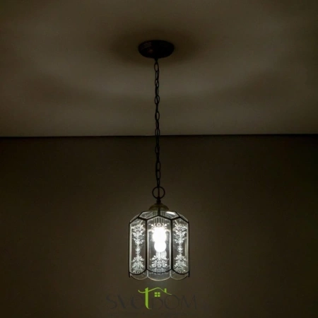 Citilux Витра-2 CL442210 Подвесной светильник витражный Бронза CITILUX
