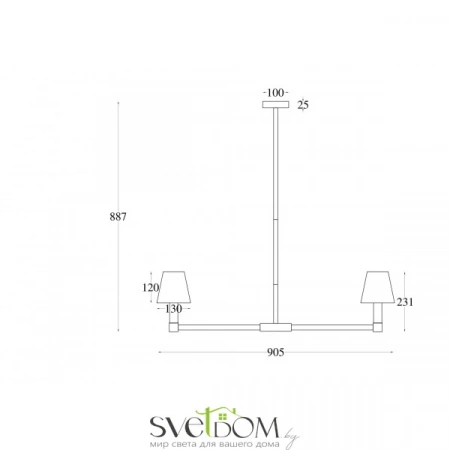 Светильники Maytoni MOD104PL-09B от Магазина Svetdom.by
