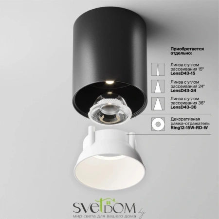 Потолочные светильники Maytoni C064CL-12W4K-RD-B от Магазина Svetdom.by