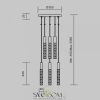 Подвесные светильники Maytoni MOD328PL-L18CH3K от Магазина Svetdom.by