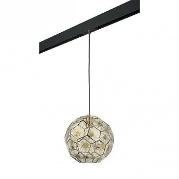 Lightstar PRO724212 Светильник д/1-фазн трека FERMO 1х40W E27 ЗОЛОТО/ЧЕРНЫЙ (724212+595007)