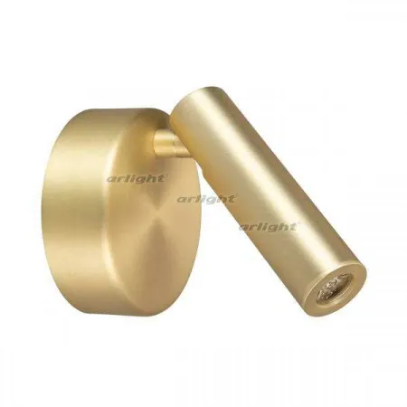 ARLIGHT Светильник SP-BED-NB-R90-3W Warm3000 (GD, 20 deg, 230V) (Arlight, IP20 Металл, 3 года)