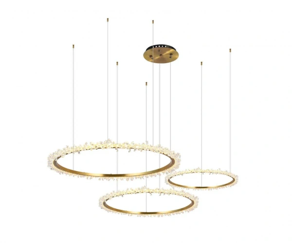 Kink Light 08454-40+60+80P,36 Подвес ЛаураЛюкс латунь Led109W