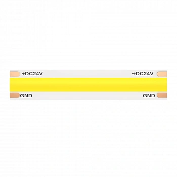 Светодиодная лента 24В COB 12Вт/м 3000K 5м IP20 10182