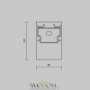 Комплект заглушек (для профиля 35x51) 2 шт., ALM-3551-B-EC 642063 Maytoni